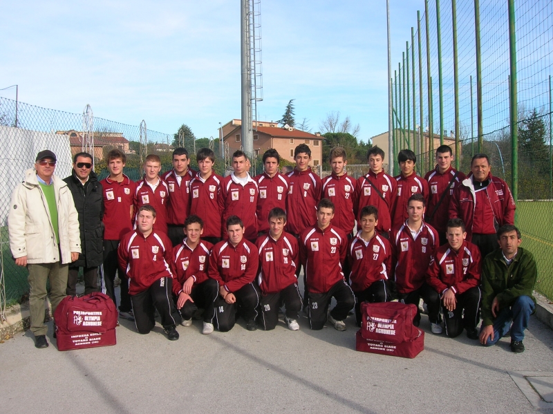 La formazione allievi dell'Agnonese allenata da Mario Fusaro