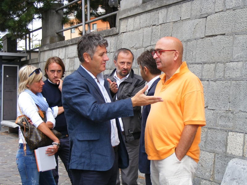 Italo Marinelli con il consigliere regionale Natalini