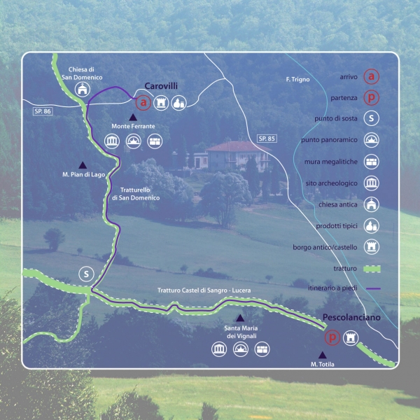 L'itinerario del progetto stilato dal Consorzio Assomab