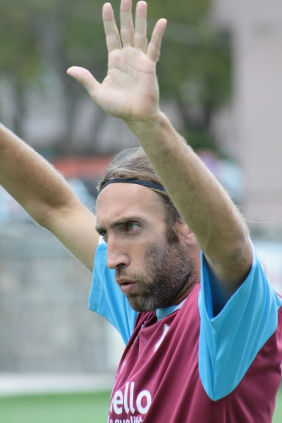 L'attaccante Alberto Bernardi