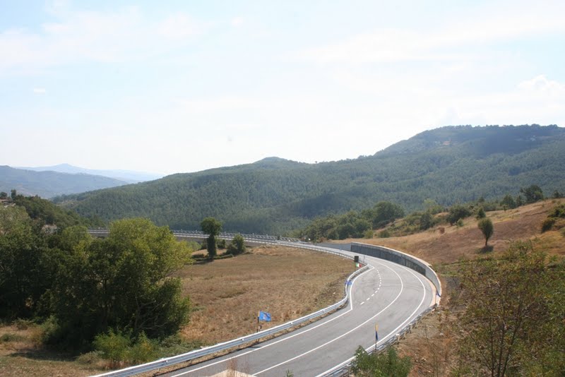 Un tratto dell'arteria