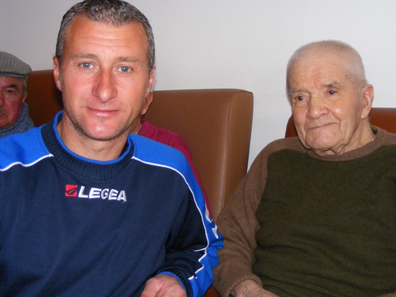 Nonno Giovanni con il nipote Angelo