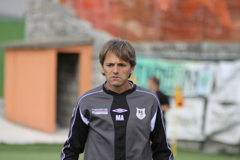 Il tecnico dei granata Massimo Agovino